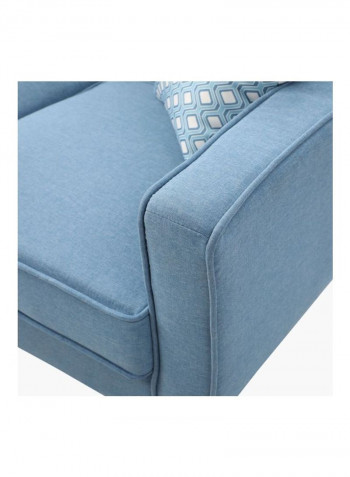 Natalia 2-Seater Sofa With Cushions Blue