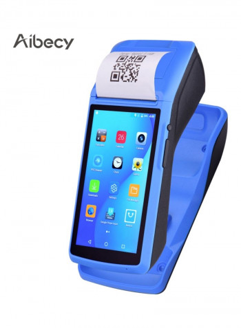 All-In-One Touchscreen Receipt Printer 19x8.3x6centimeter Blue/Black