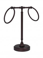 2 Ring Towel Holder Antique Bronze 13x15x6.25inch