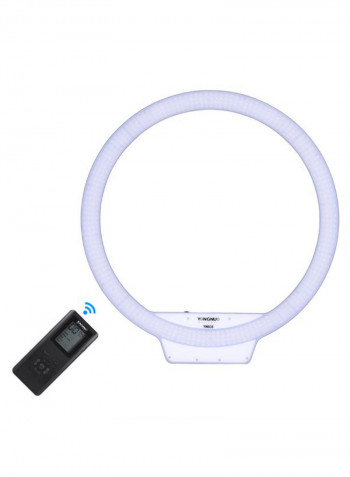 Wireless LED Ring Light With Remote Controller White/Black
