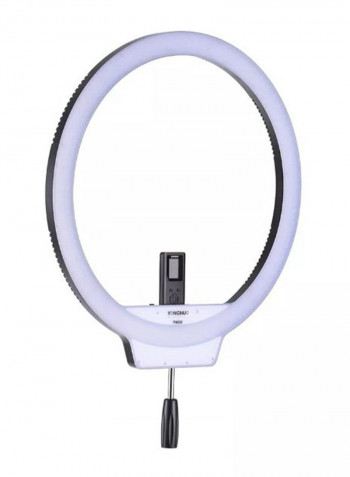 Wireless LED Ring Light With Remote Controller White/Black
