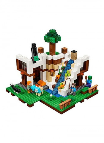 لعبة قطع بناء قاعدة شلال من لعبة Minecraft من 729 قطعة