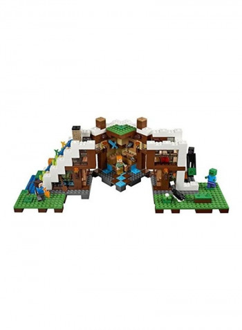 لعبة قطع بناء قاعدة شلال من لعبة Minecraft من 729 قطعة
