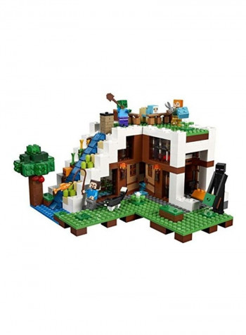 لعبة قطع بناء قاعدة شلال من لعبة Minecraft من 729 قطعة