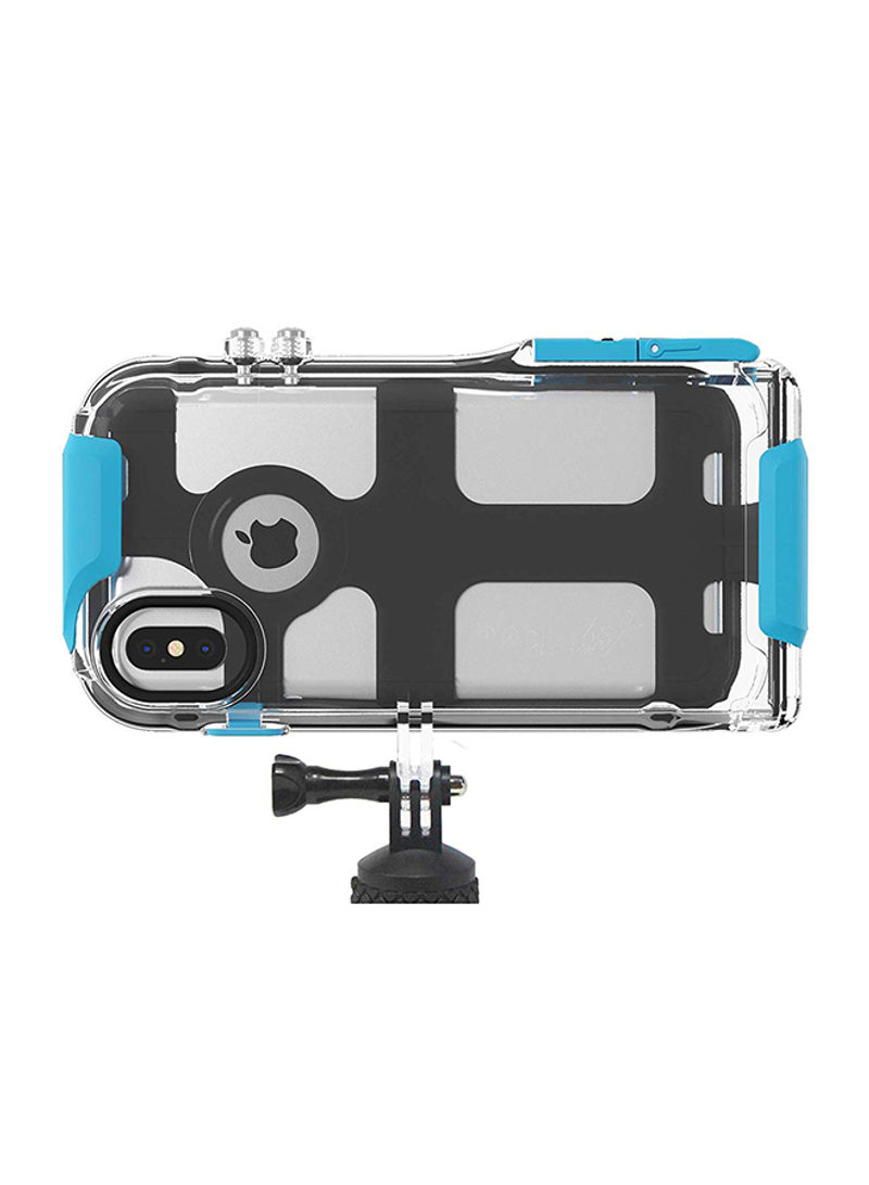 Underwater Housing Case For iPhone Clear/Blue