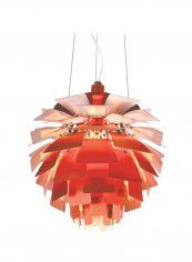 Artichoke Aluminum Pendant Light Red/Yellow 560x510millimeter