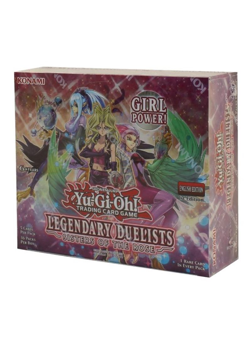 Pack Of 36 Yu-Gi-Oh! Legendary Duelists Sisters Of The Rose Card Game Booster Box