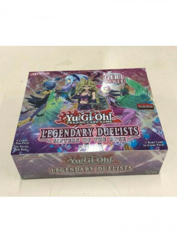 Pack Of 36 Yu-Gi-Oh! Legendary Duelists Sisters Of The Rose Card Game Booster Box