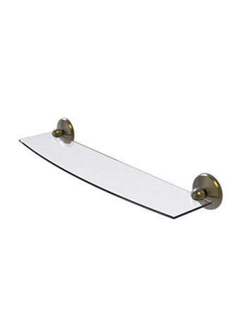 Monte Carlo Collection Glass Shelf Clear/Green 24inch