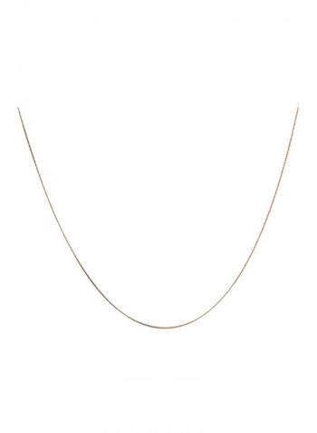 14 Karat Rose Gold Cuban Curb Chain Necklace