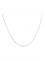 14K White Gold Rhodium Plated Chain Necklace