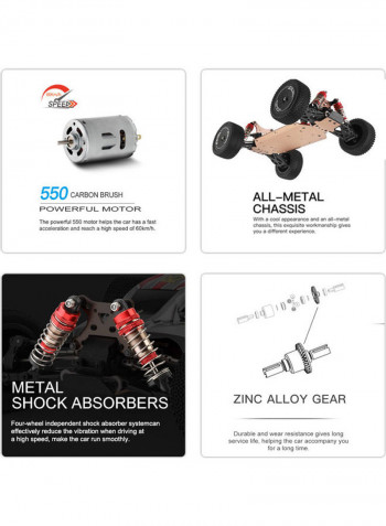 1/14 Scale RC Toy Car with 2-Battery