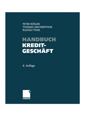 Handbuch Kreditgeschaft Paperback