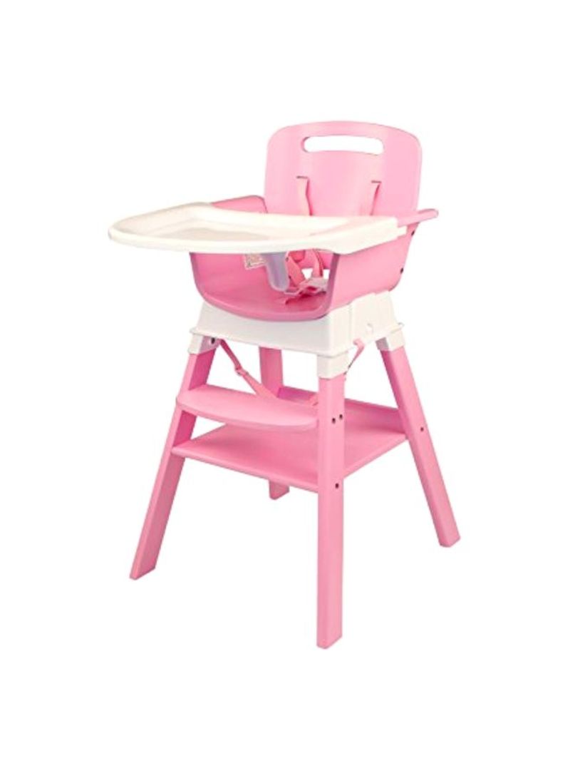 4-In-1 Wooden High Chair
