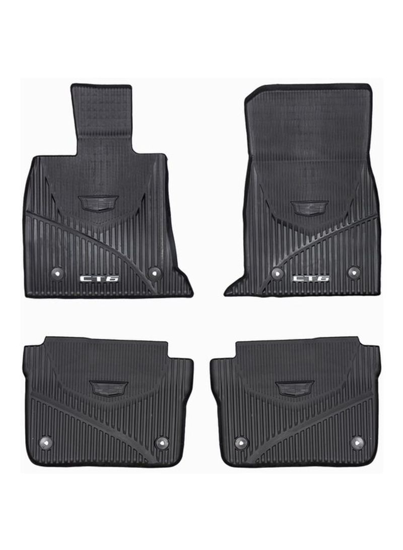4-Piece Front And Rear Premium Mat