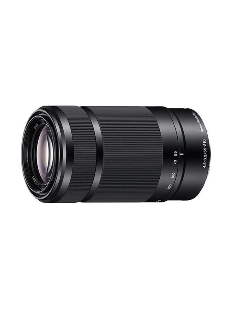 55 - 210 mm / F 4/5 - 6/3 OSS 55 mm-Lens For Sony Black