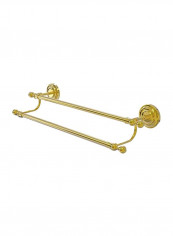 Que New Collection Double Towel Bar Gold 24inch reviews Que New Collection Double Towel Bar Gold 24inch