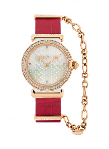 Women's Corniglia Water Resistant Leather Analog Watch CCRWM26802