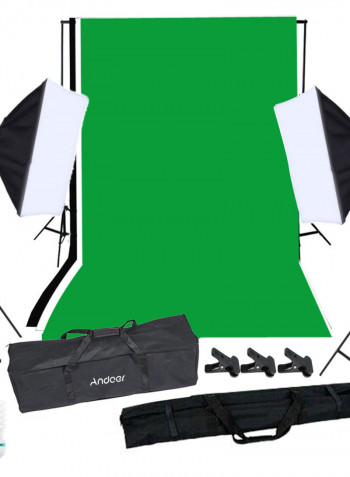 15-Piece Photography Softbox Lighting Kit Multicolour