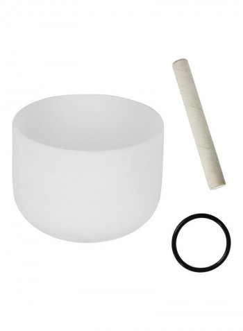 Crystal Singing Bowl With Mallet And Rubber O-Ring