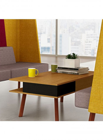 End Table Beige/Brown/Black 600x600x550cm