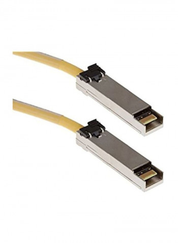 SFP Interconnecting Cable 50centimeter Yellow/Silver