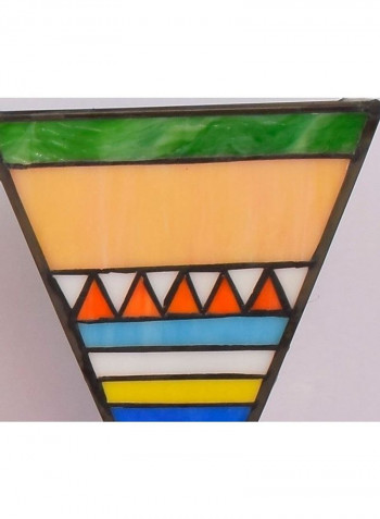 Retro Three-head Glass Wall Lamp Multicolour