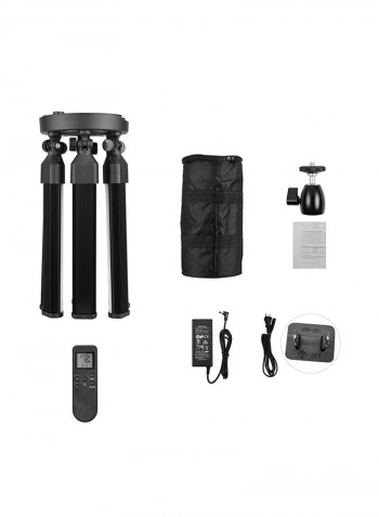Tl-900S Digital Photography Star-Shaped Circle LED Light Tubes Black
