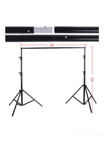 14-Piece Photography Softbox Lighting Kit Green/Black/White