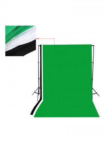 14-Piece Photography Softbox Lighting Kit Green/Black/White