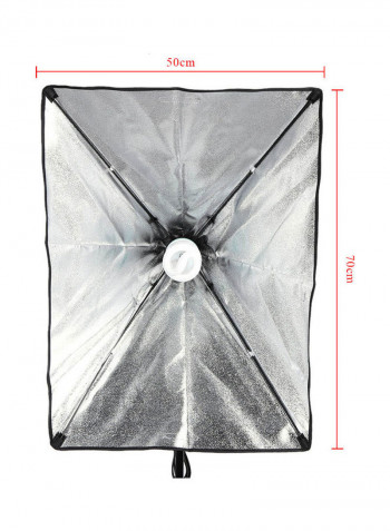 14-Piece Photography Softbox Lighting Kit Green/Black/White