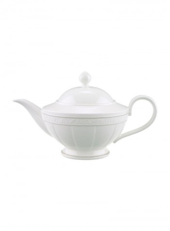 Grey Pearl Porcelain Coffeepot White 220x225x140millimeter