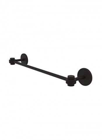 Satellite Orbit One Collection Groovy Accents Towel Bar Black 36inch
