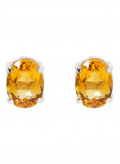 18 Karat White Gold Citrine Oval Earrings reviews 18 Karat White Gold Citrine Oval Earrings