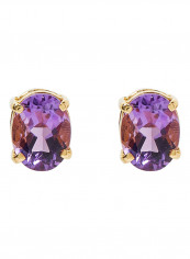 18 Karat Gold Amethyst Oval Earrings reviews 18 Karat Gold Amethyst Oval Earrings