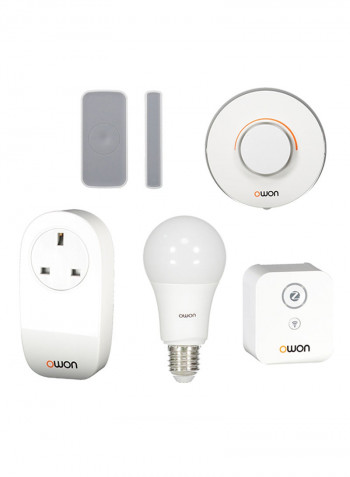 5-Piece Smart Automation Starter Kit White/Grey