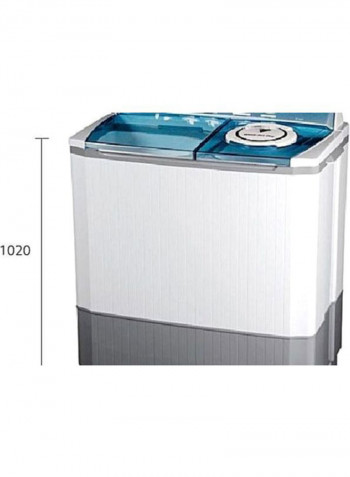 Twin Tub Top Load Washing Machine 11 kg P1460RWN Blue/White/Grey