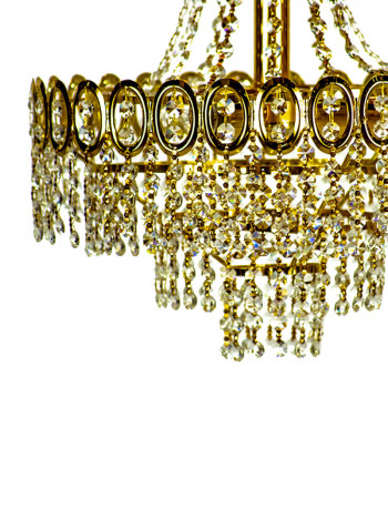 Decorative Chandelier Gold/Clear 50x60centimeter