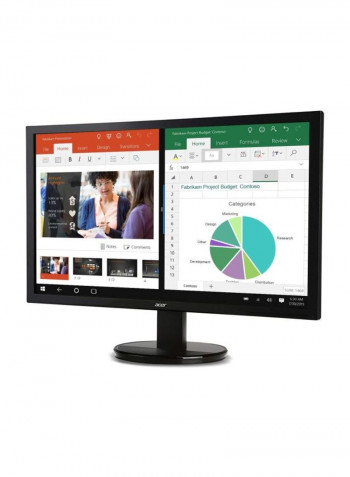 20-Inch LCD Monitor Black