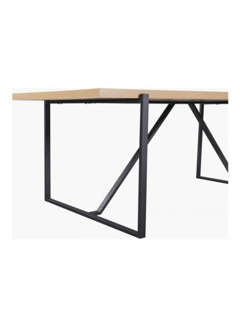 Urban 8-Seater Dining Table Brown/Black