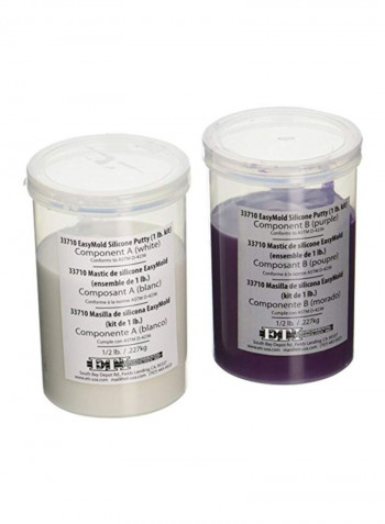Silicone Putty Casting Kit Purple/White