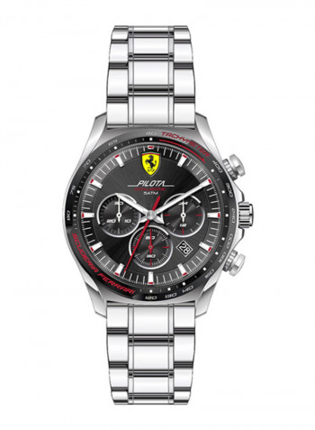 Men's Pilota Evo Water Resistance Stainless Steel Chronograph Watch 830758