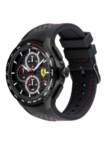 Men's Pista Water Resistance Leather Analog Watch 830734