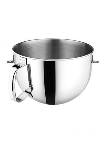 Mixing Bowl With Handle Silver 9.5x11.3x6.8inch