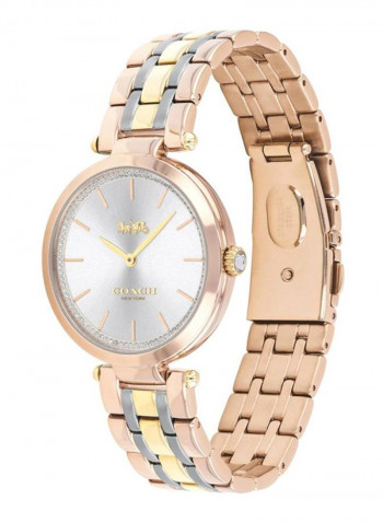 Women's Stainless Steel Triple-Tone Linked Strap Analog Watch 14503509