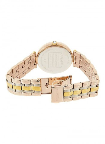Women's Stainless Steel Triple-Tone Linked Strap Analog Watch 14503509