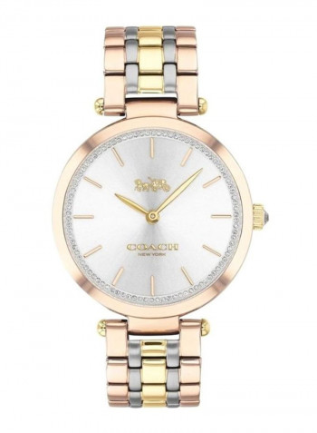 Women's Stainless Steel Triple-Tone Linked Strap Analog Watch 14503509