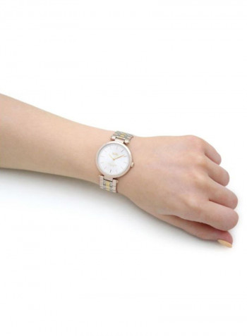 Women's Stainless Steel Triple-Tone Linked Strap Analog Watch 14503509