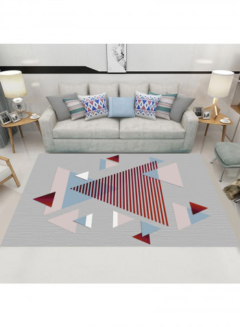 Modern Geometric Pattern Floor Mat Multicolour 160x230centimeter