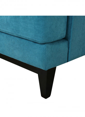 Ibiza 2-Seater Sofa With 2-Cushions Blue 86x140cm